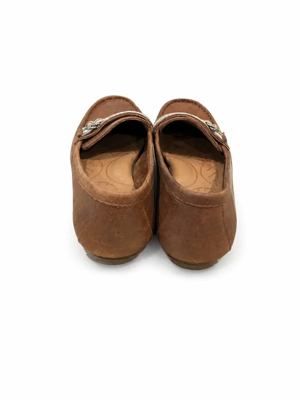 Born Brown Leather Driving Loafers Women’s 9.5 Moccasin Flats